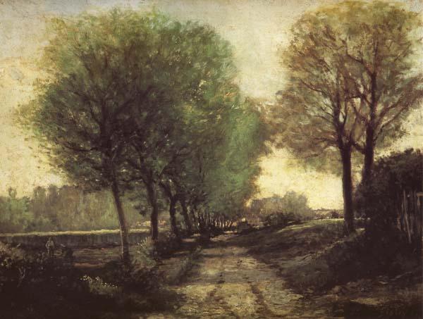 Alfred Sisley Lane near a Small Town France oil painting art